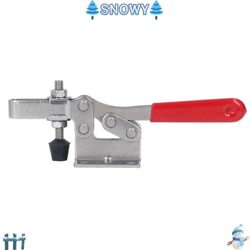 SNOWY Toggle Clamp, Antislip Adjustable Welding Toggle Clamp, Accessories Silver Hand Toggle Clamp W