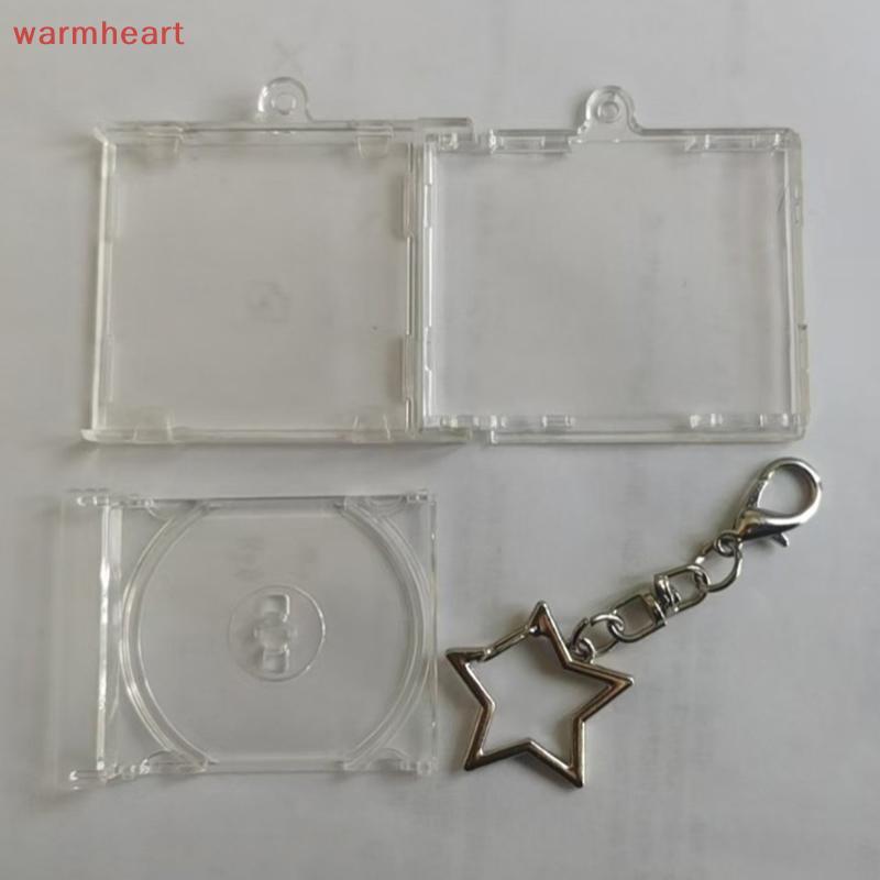 (warmheart) Mini NFC Functional CD Disc Case Key Chain Peripheralmemoative Album Key Holder DIY Bapa