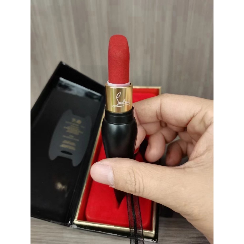 Mingtong New Version CL Carrot Ding Black Tube Lipstick 6 ⃣ สี: 001m #, 002m #, 003m #, 004m #, 005m