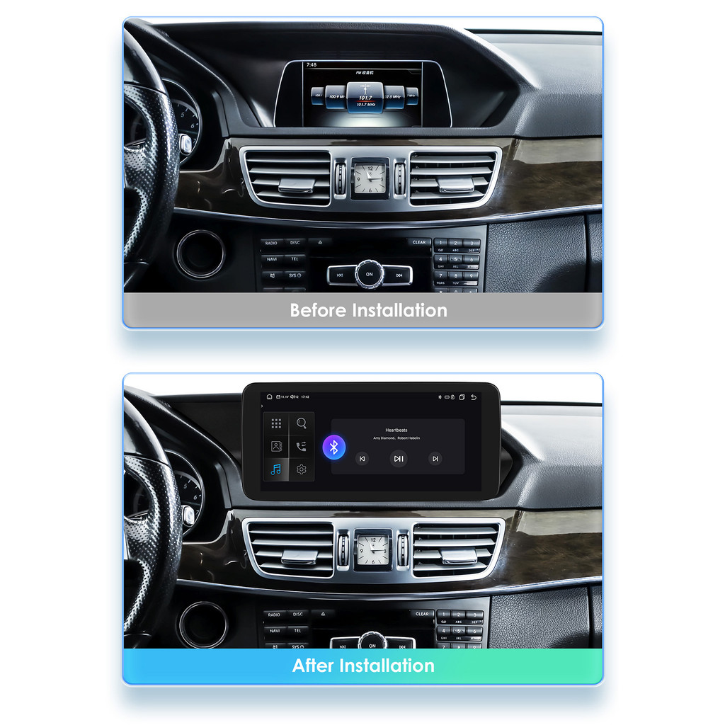 เหมาะสําหรับ 15-16 Mercedes-Benz E-Class W212 E200 E230 E260 E300 S212 รถนําทาง GPS