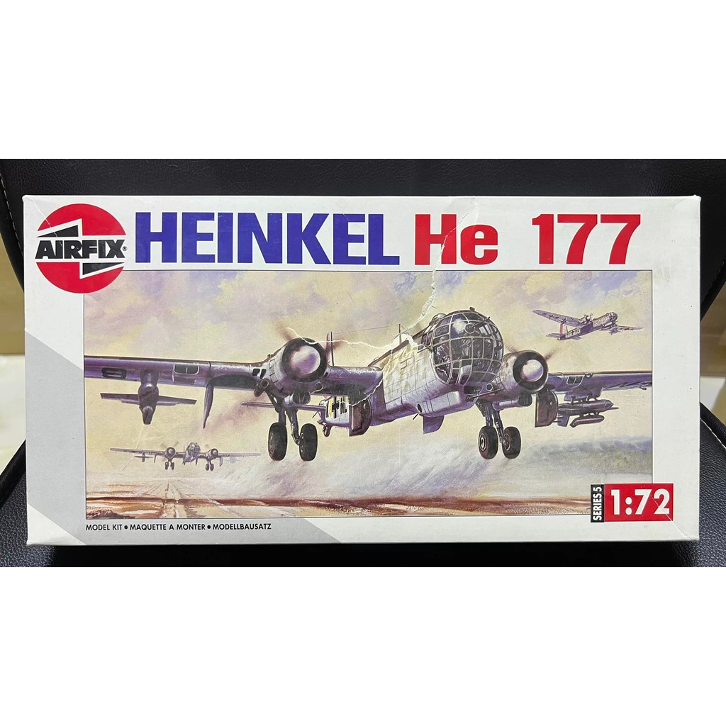 [สต๊อกพร้อม ติดต่อหากคุณมีคําถามใดๆ] Airfix 1/72 Heinkel He 177 ระเบิดหนัก