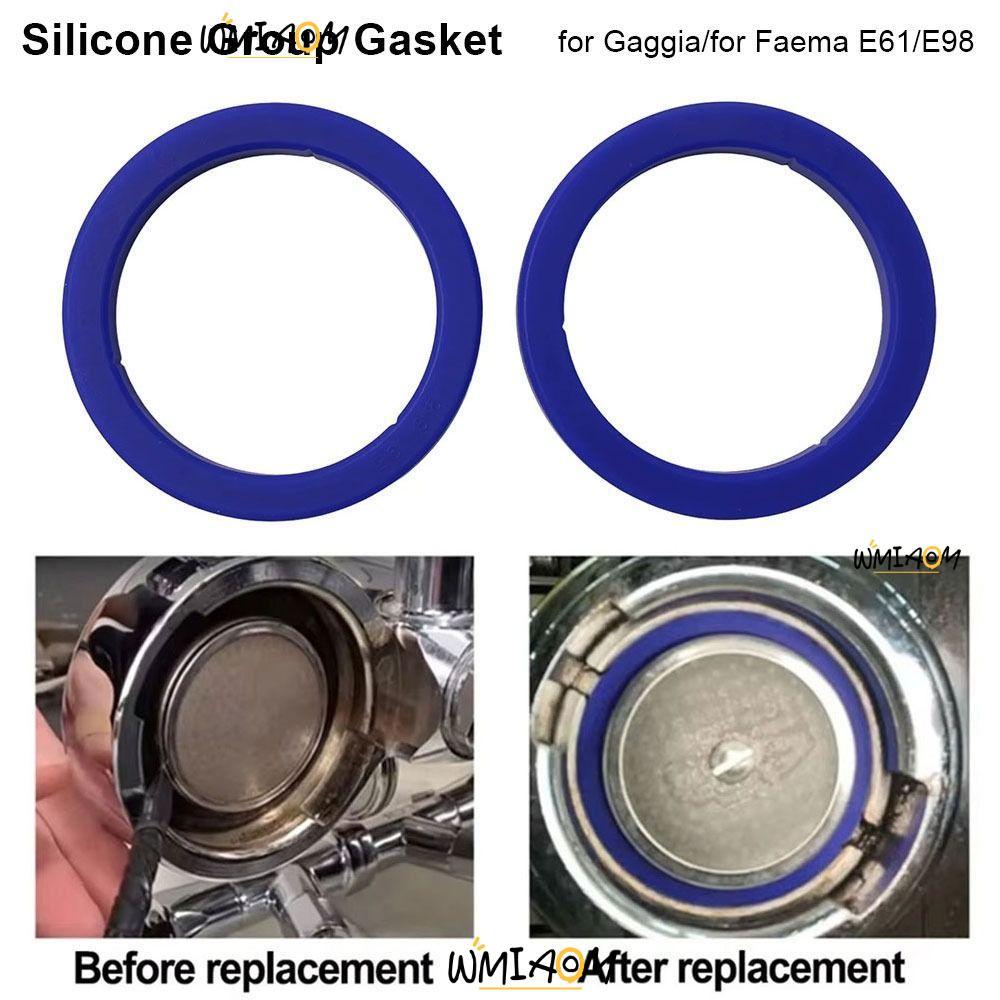 WMIAOM 1 ชิ้นซิลิโคนกลุ่มปะเก็น, Leakproof E61 Group Head Seal Kit, 8.5 มิลลิเมตร O-Ring ปะเก็น Coff