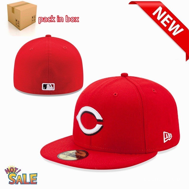 2026 Bagong Orihinal คุณภาพสูง New Era MLB Cincinnati Reds ติดตั้งหมวกผู้ชายผู้หญิงหมวกเต็มปิดหมวกกี