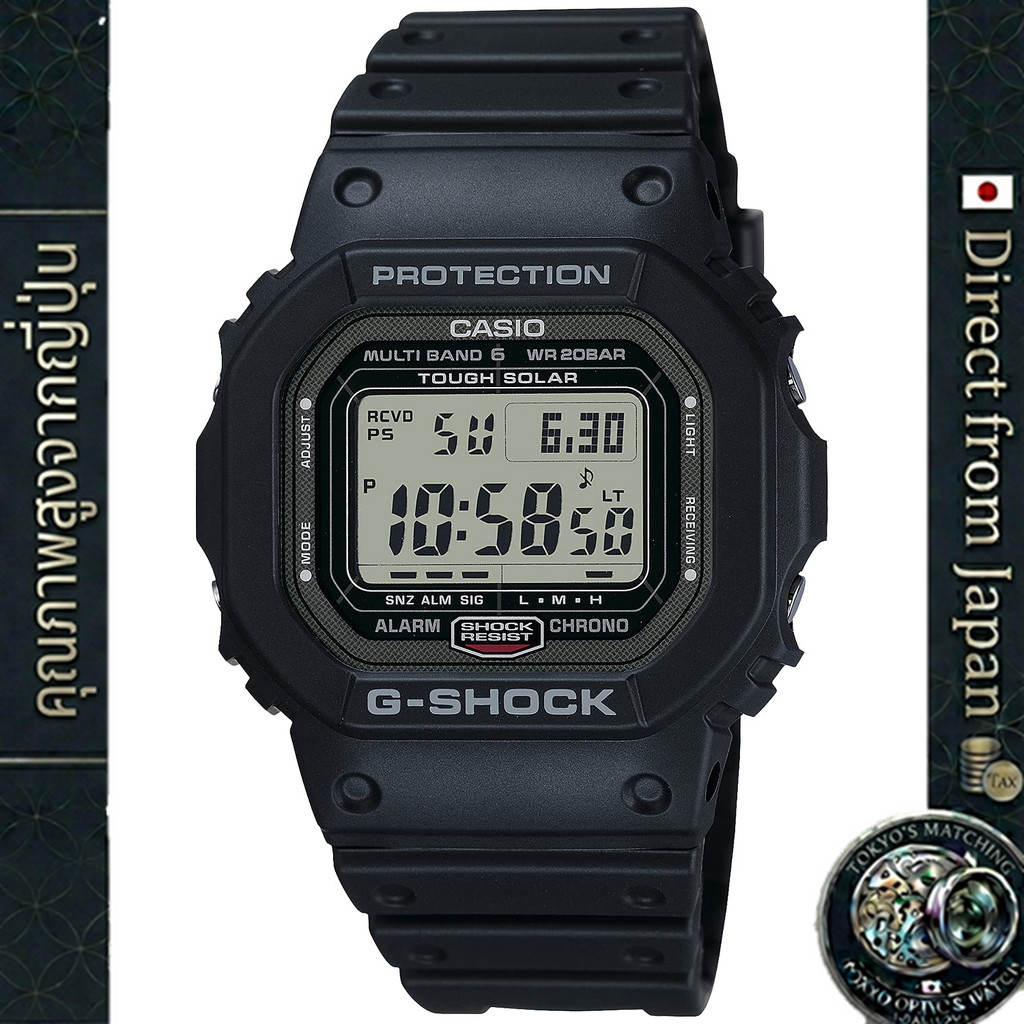 [Direct from Japan] [CASIO] G-SHOCK นาฬิกาข้อมือผู้ชายญี่ปุ่นแท้ รุ่น GW-5000U-1JF โซลาร์รับสัญญาณวิ
