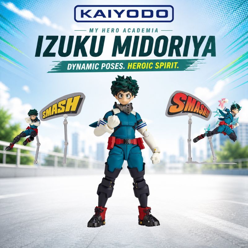 KAIYODOL Revoltech Izuku Midoriya Figure My Hero Academia Action