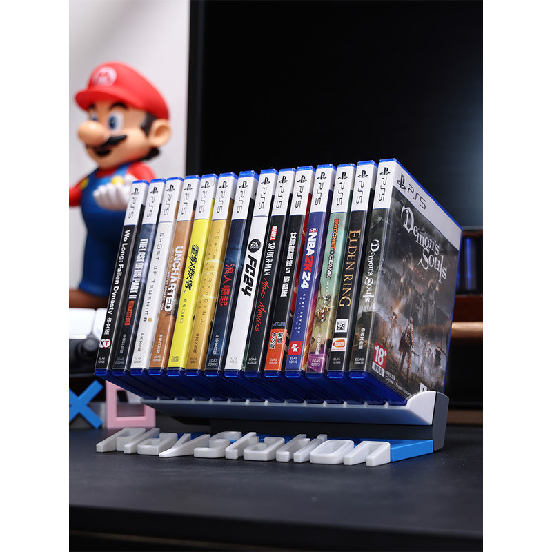 P PS5 Cassette Game Disc Storage Rack switch2 CD Storage Box Desktop Display Cabinet Multifunctional