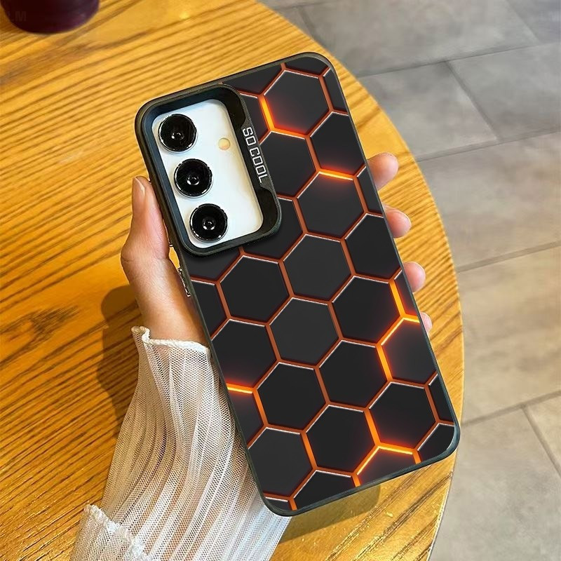 Cool Honeycombเคสโทรศัพท์อินเทรนด์พรีเมี่ยมSamsung A06/A14/S22/S23FE/S24ULTRA/S25PLUS/A05/A355G/M14 