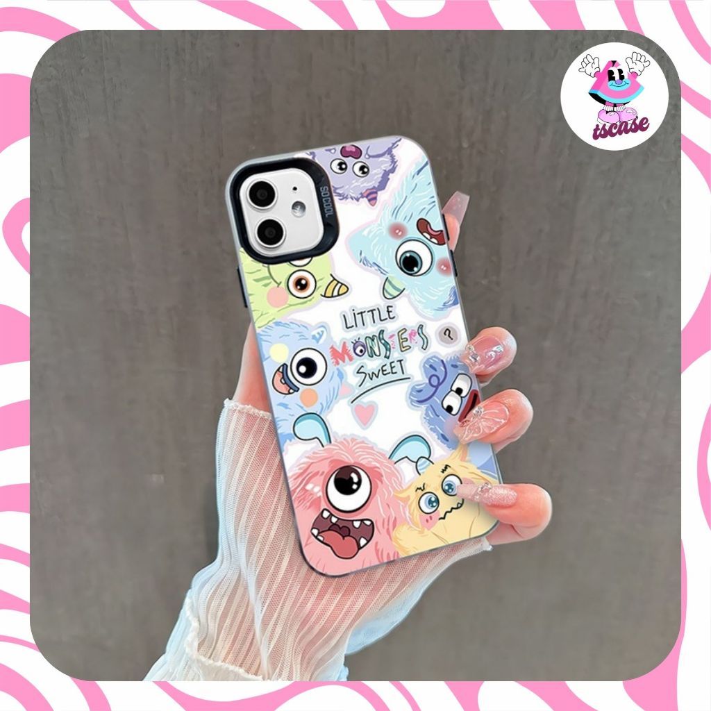 So Cool Little Monster โฮโลแกรมการพิมพ์กรณี samsung a16 a06 a35 a55 a15 a25 a24 a20s a03s a02s a04 a