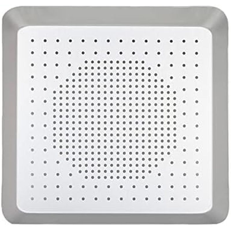 Pilarmuture Square Pizza Pan for Oven,Nonstick Pizza Tray with Breathable Hole,Cooking Pizza Pan Hea