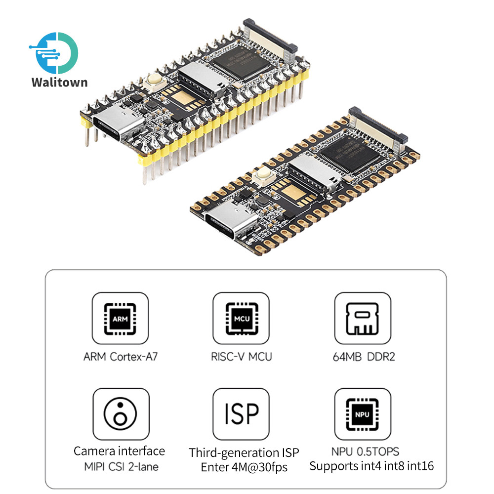 Luckfox Pico Luckfox RV1103 กระดานพัฒนา Linux ARM Cortex-A7 โปรเซสเซอร์ไม่มีอีเธอร์เน็ต Type-C