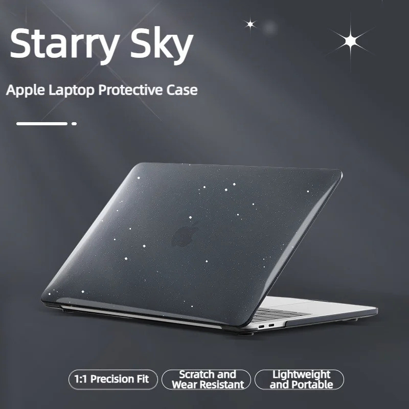 Glitter แล็ปท็อปสําหรับ MacBook Air 13 สําหรับอุปกรณ์เสริมแล็ปท็อป MacBook Air M1 M2 2025 M4 Air 15 