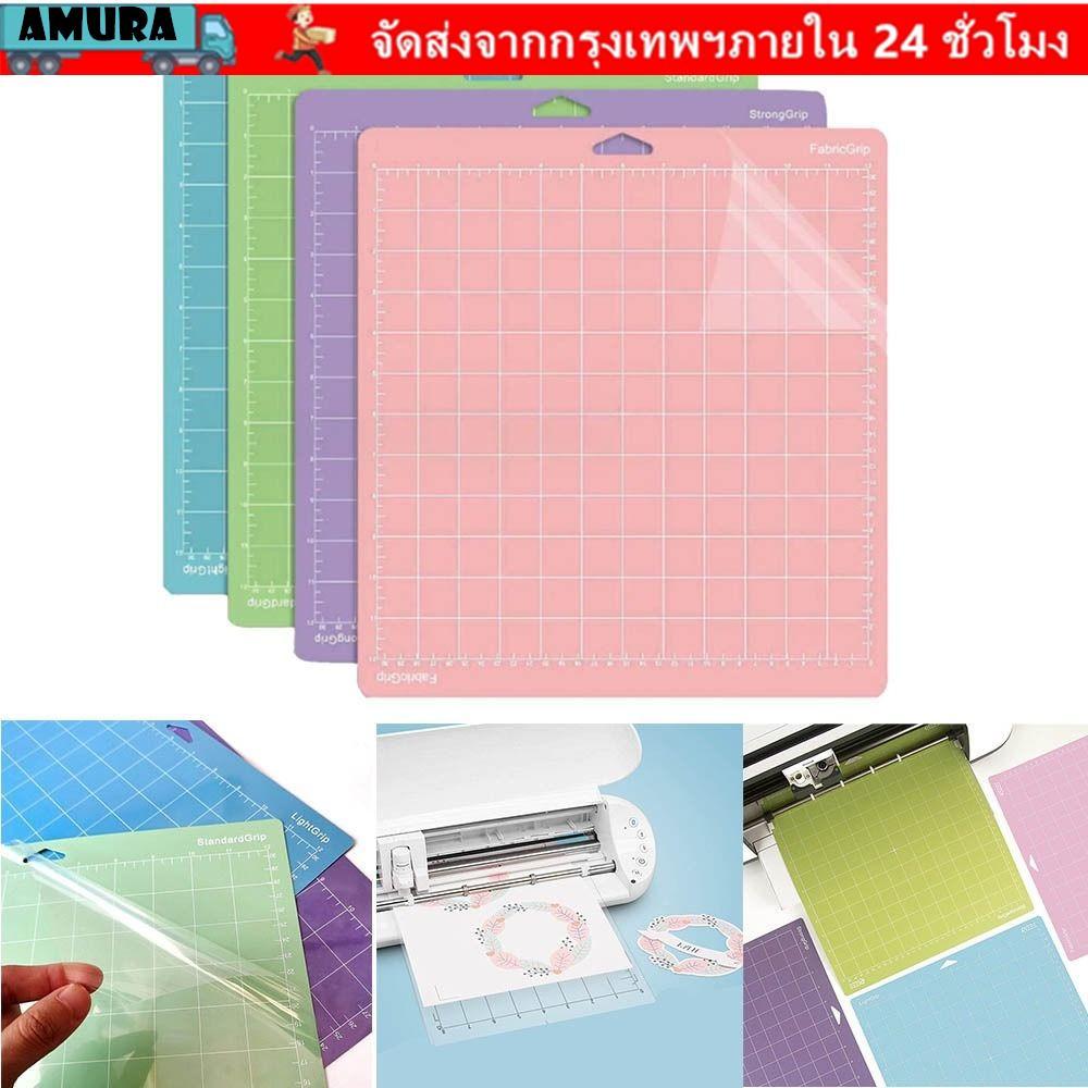 แผ่นรองตัด AMURA, แผ่นรองตัด PVC กาว, ทนทาน Strong Grip หนาสต็อกการ์ด Cameo Silhouette Cricut Mat สํ