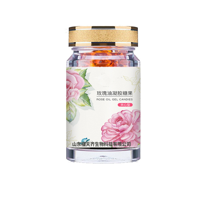 ที่กําหนดเอง Saffron Rose Oil แคปซูลหญิงอาหารเสริม White Rose Essential Oil Candy Saffron Rose Oil แ