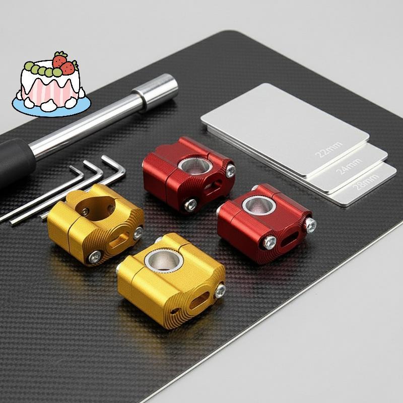 [Sep-t] CNC Aluminium Handlebar Clamp Adaptor Fat Bar Risers 28mm 22mm for Offroad Motorcycle Stunt 