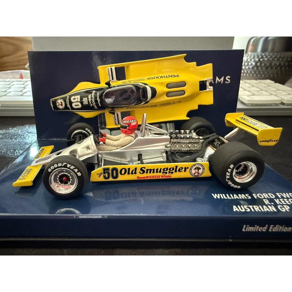 [Orphan] Mini Cut 1/43 Williams Fleet FW07 Kegan 1980 ฤดูกาลเกม