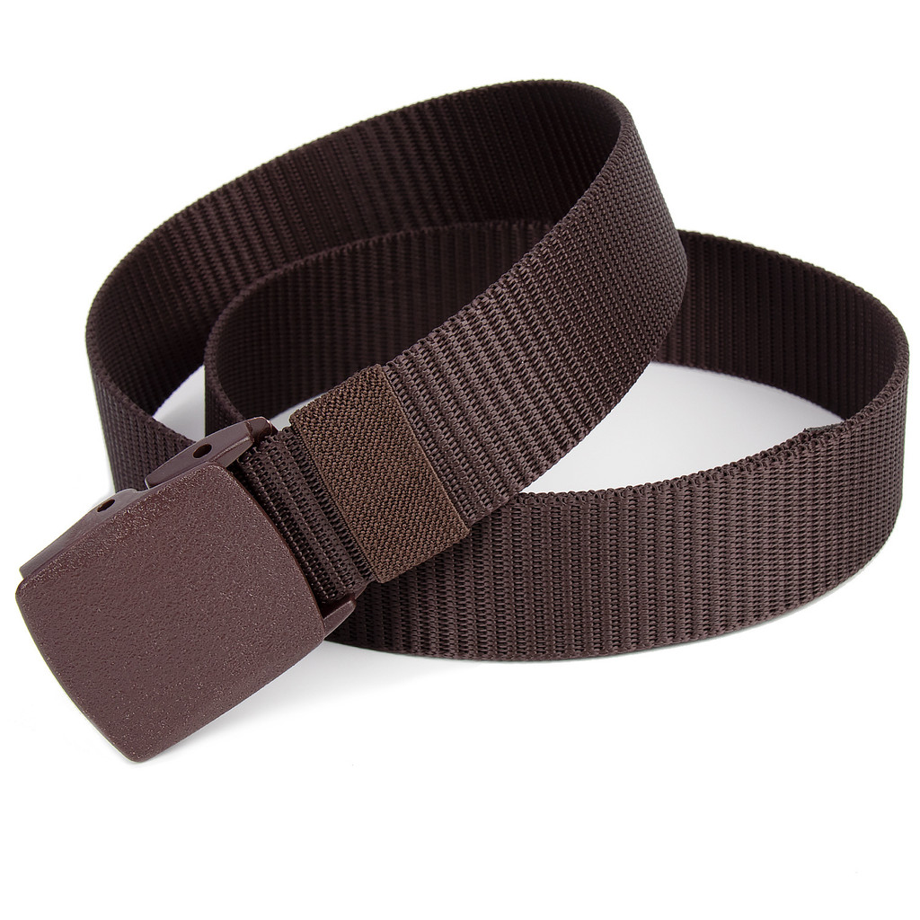 All-Match Simple Sports Tactical Belt Nylon Braided Cloth Belt Tactical Buckle Belt Male PD5826 @