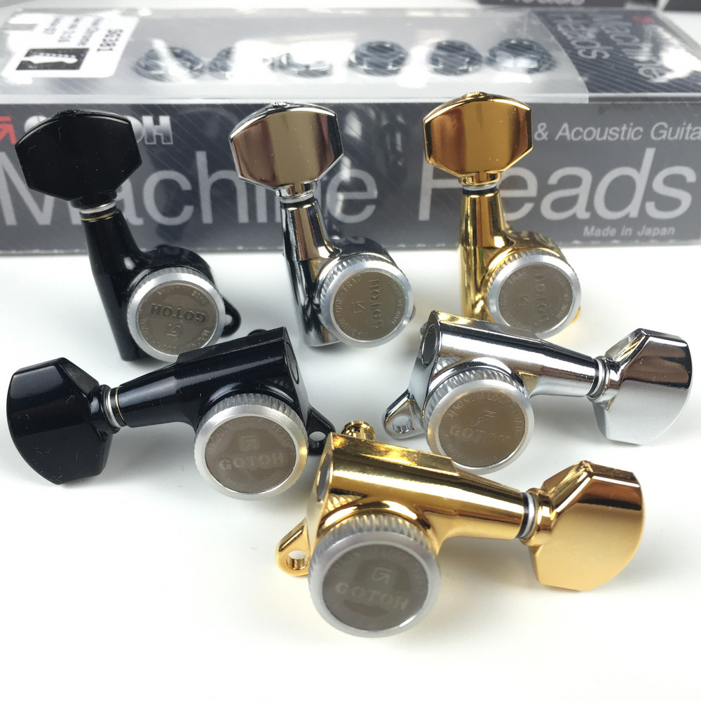 JZ-Original GOTOH SG381-07-MGT กีตาร์ไฟฟ้าหัวเครื่องจูนเนอร์ ( Chrome Black Gold Silver ) Tuning Peg