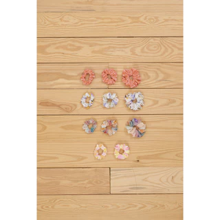 Aunchadabrand - Scrunchie ยางมัดผมผ้าลายสุดน่ารัก มี3 ขนาด มัดนานไม่ปวดหัว