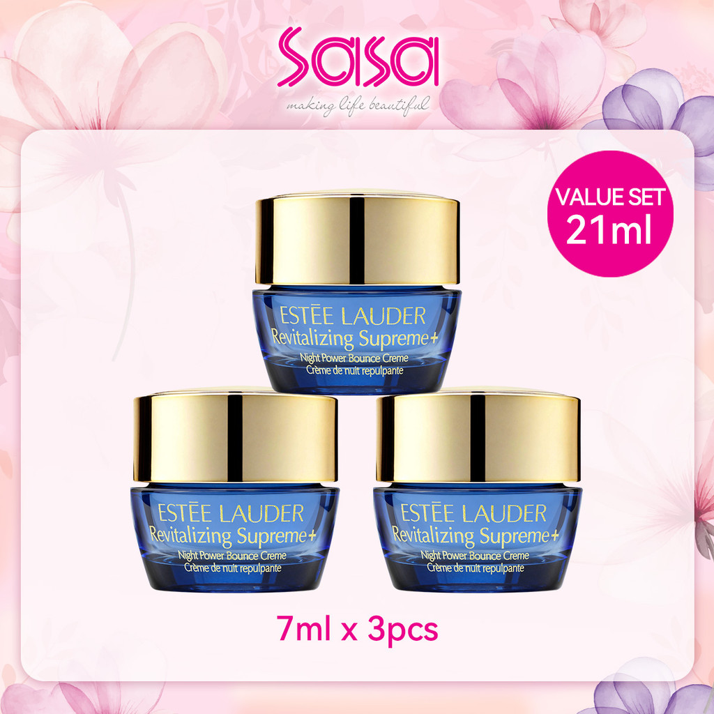 Estee Lauder Revitalizing Supreme+ Night Power Bounce Cream Value Set (7ml x 3pcs)