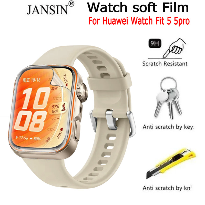 1-2pcs ฟิล์มป้องกันไฮโดรเจ ลสําหรับ Huawei Watch Fit 5 5 pro