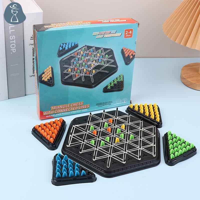 [PANDAB] Chain Triangle Chess Splendor Duel Board Strategy Game สําหรับเด็กและผู้ใหญ่สนุกเกมครอบครัว