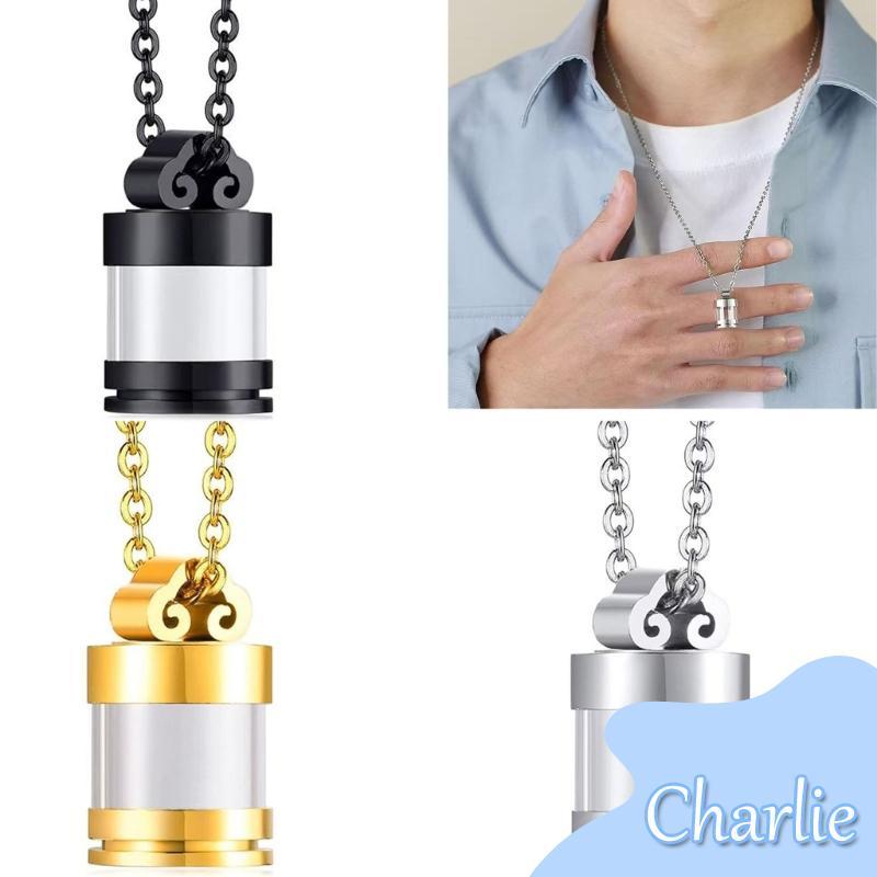 Char Cremation Jewelry Urn สร้อยคอสําหรับสัตว์เลี้ยงอนุสรณ์เครื่องประดับ