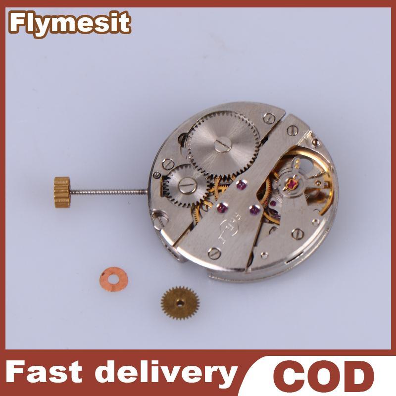 Flymesit Complete 7120 ชุดการเคลื่อนไหวนาฬิกาสําหรับผู้เริ่มต้น DIY เก่านาฬิกาชุดอุปกรณ์เสริมซ่อมชุดการฝึกอบรม EN