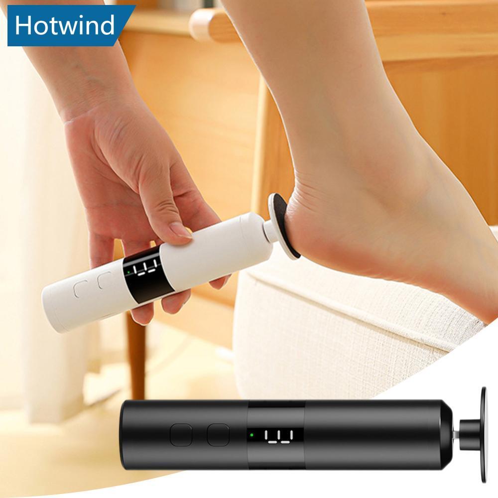 HW 2 in 1 ความเร็วเครื่องบดเท้าไฟฟ้าถอด Dead Skin ฟุตปรับ 3 ความเร็วจอแสดงผล LCD Home Fast ชาร์จ Han