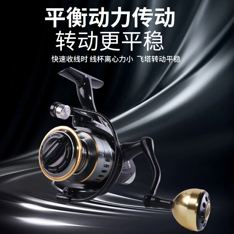 Cross-Border รอกตกปลาตกปลาทะเล Long-Casting Spinning Wheel Seawater Long-Casting Lure Fishing Reel S