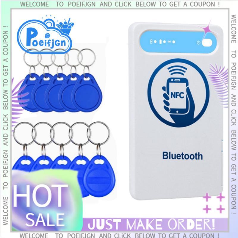 เครื่องอ่านการ์ด PRO Writer Bluetooth IC ID RFID Duplicator การเข้ารหัสลิฟต์รองรับ Android IOS Harmo