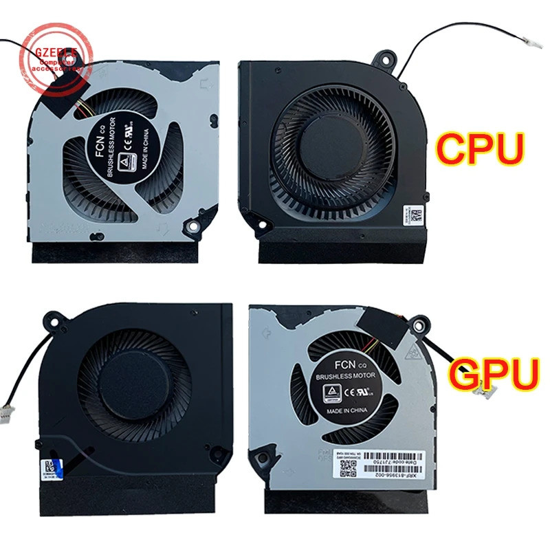 พัดลม CPU GPU สําหรับ Acer Predator Helios PH317-53 PH315-52 AN515-55/AN515-56 AN515-57 AN515-45 AN5