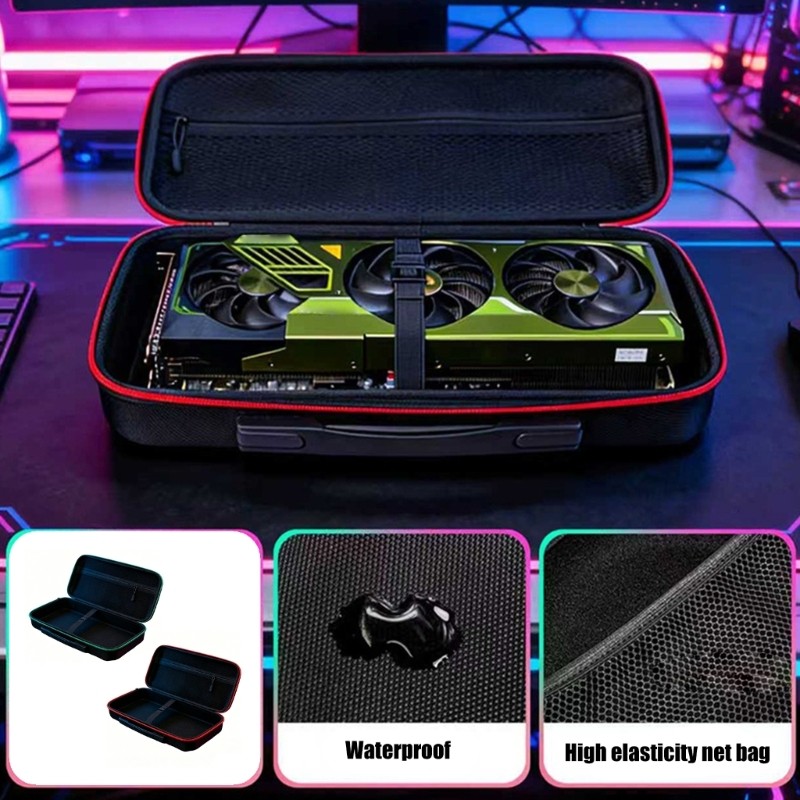 Kiss กระเป๋าใส่การ์ดกราฟิกพลาสติกพร้อมโฟมกันกระแทกสําหรับ RTX5090 RTX4090