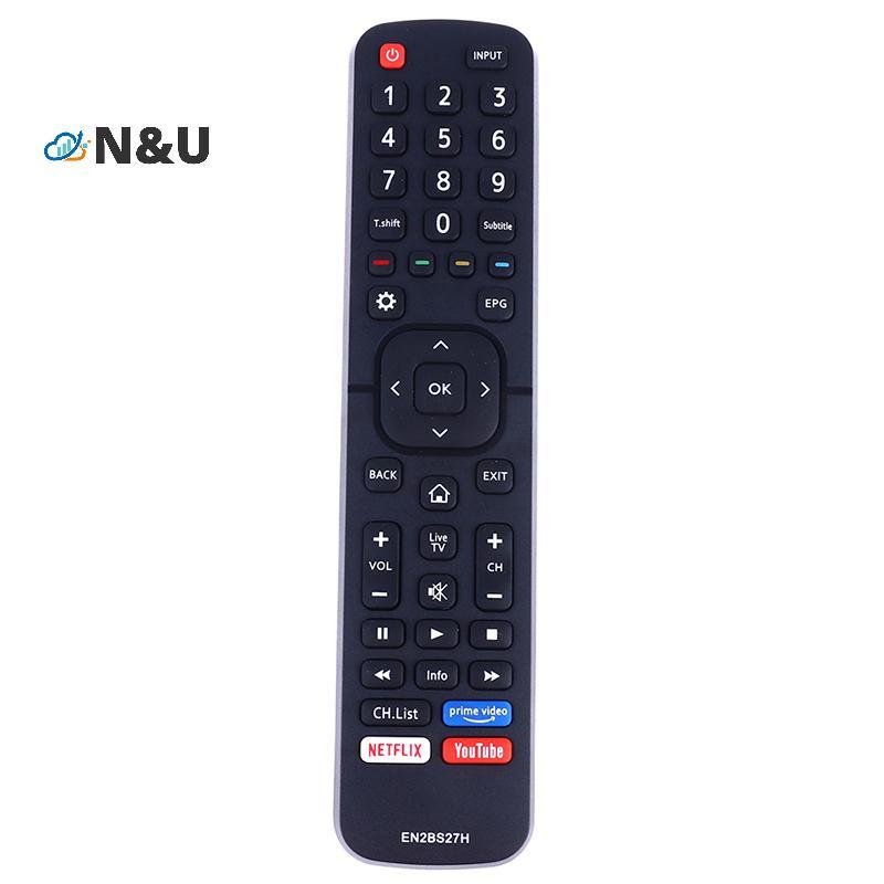 N & U เวอร์ชันภาษาอังกฤษ EN2BS27H รีโมทคอนโทรลเหมาะสําหรับ Hisense สมาร์ท LCD TV 58S5 65R6 65S8 75R6