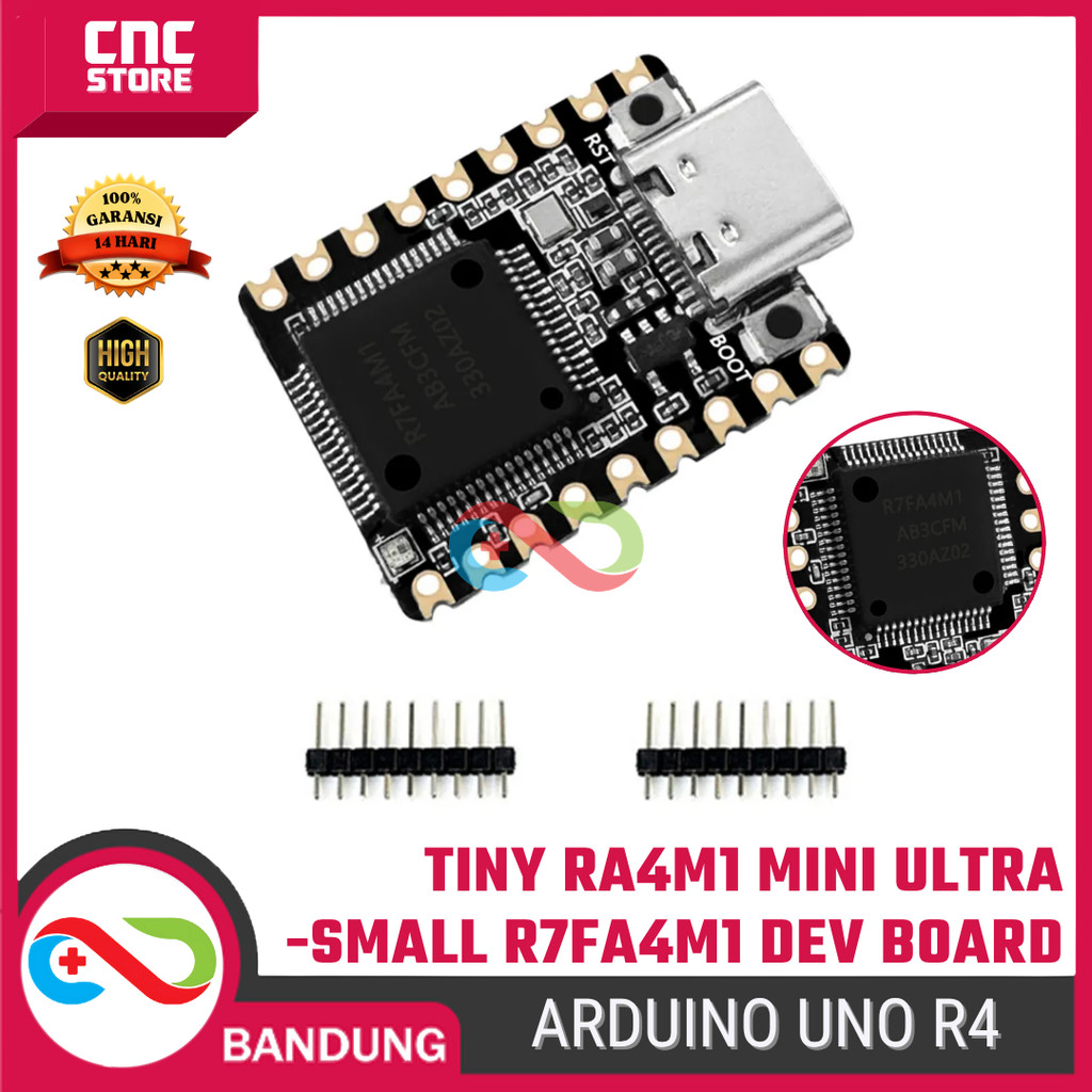 Tiny RA4M1 MINI Development Board – R7FA4M1 ใช้งานร่วมกับ Arduino Uno R4 Minima (ขนาดเล็กพิเศษ)
