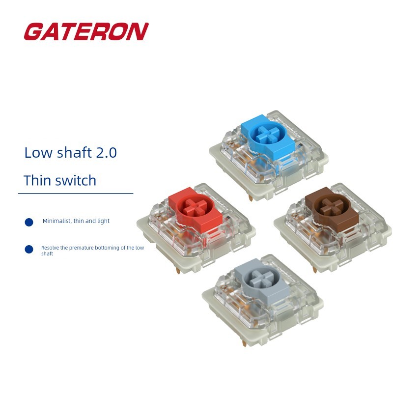 คีย์บอร์ด keyboard mechanical คีบอร์ด Gateron Low Axis 2.0 Mechanical Keyboard Low Axis gateron Bana
