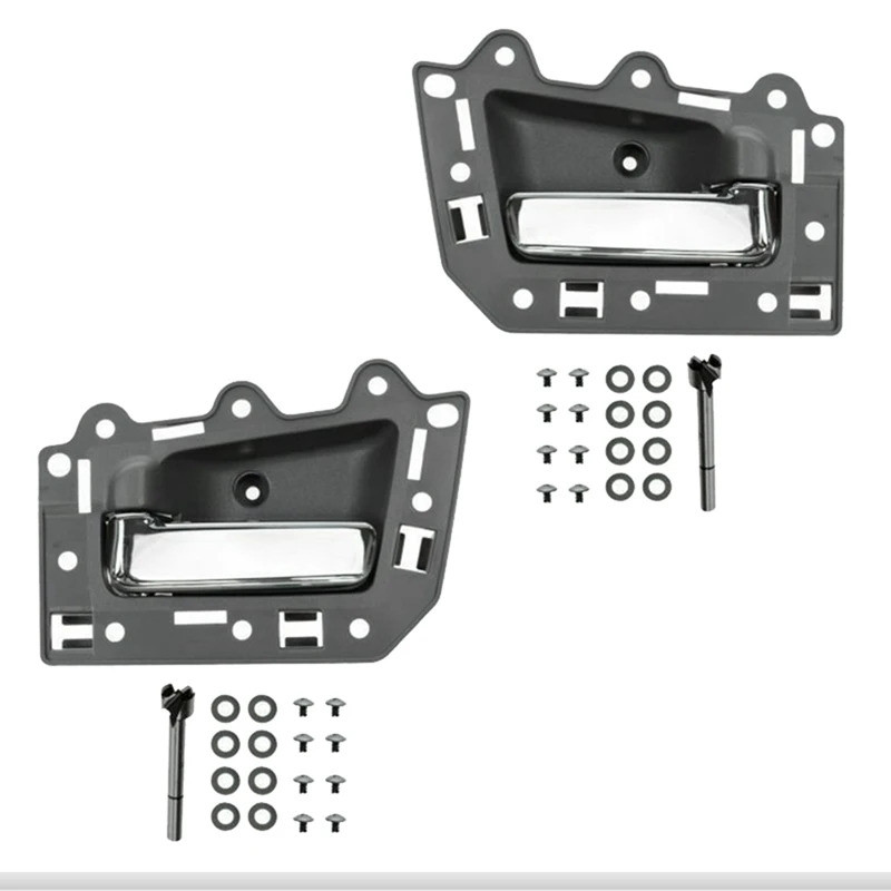 1 คู่ด้านหน้าซ้ายขวาภายในประตู Handle Trim ดึง 1JV461J3AA 1JV471J3AA สําหรับ Jeep Grand Cherokee 200