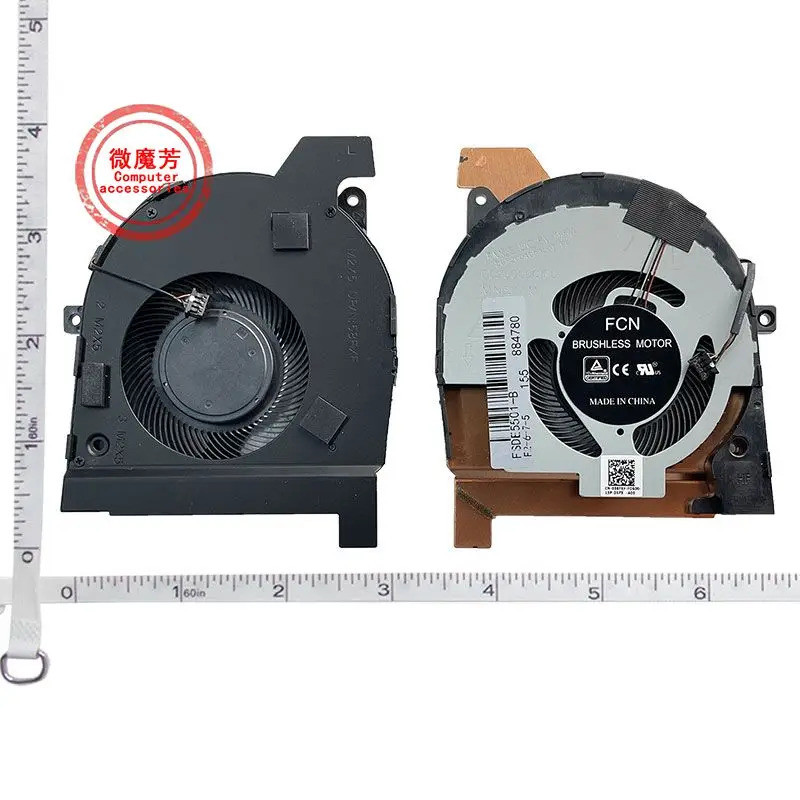 พัดลมระบายความร้อน CPU แล็ปท็อป EG50060S1-C440-S9A DC5V 0.40A 4Pin สําหรับ DELL Latitude 5501 5511 P