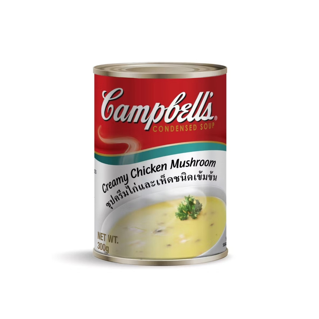 แคมเบลล์ ซุปครีมไก่เห็ด(Campbell's Chicken and Mushroom Soup 300g.)
