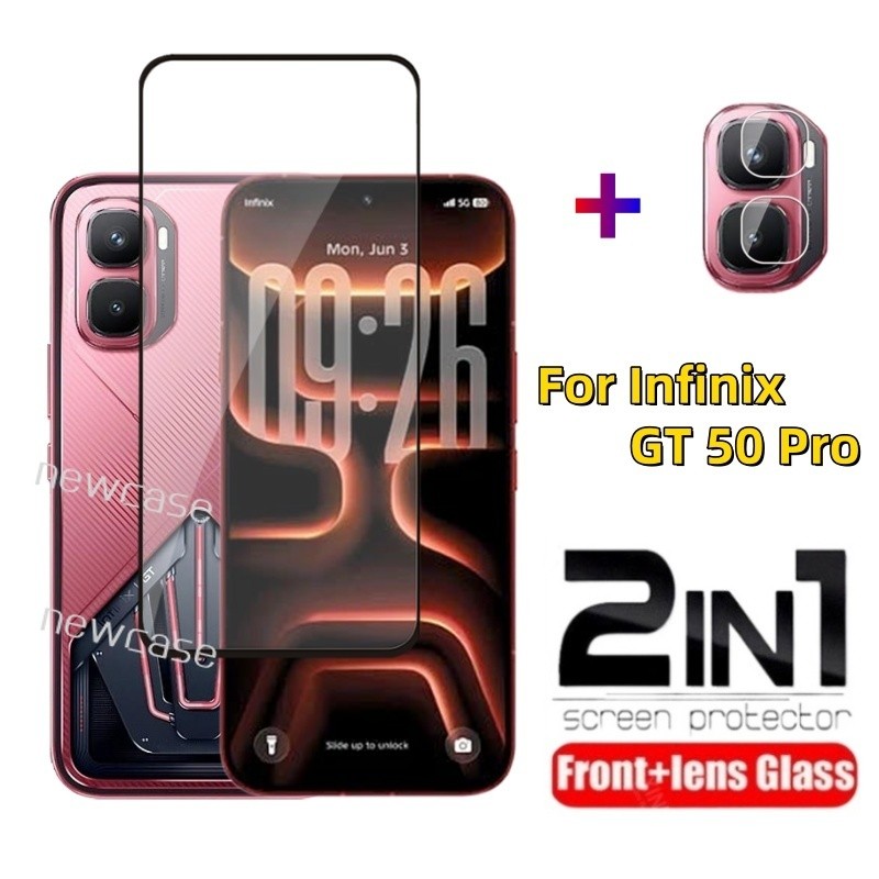 2in1ป้องกันหน้าจอกระจกนิรภัยสําหรับInfinix GT 50 30 20 Pro 5G 2026 GT50 GT30 GT20 Pro GT50Pro GT30Pr