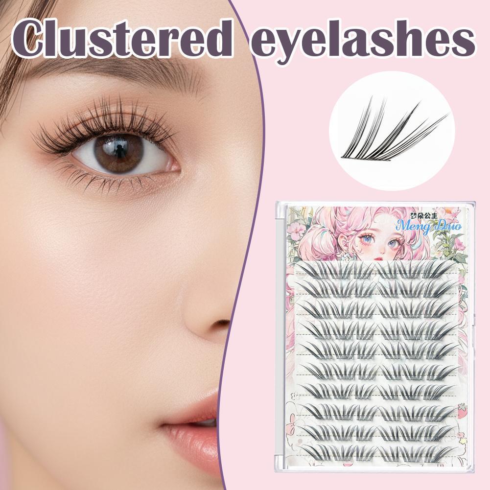 ขนตาปลอมแบบมีกาวในตัวไม่มีกาวต้องการ 100 120 Lash สไตล์คอสเพลย์ขี้เกียจดอกทานตะวัน J7t5