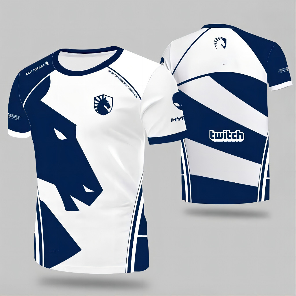 เสื้อยืดผู้ชาย ลายพิมพ์ 3D อีสปอร์ต CSGO และ DOTА สำหรับฤดูร้อน
