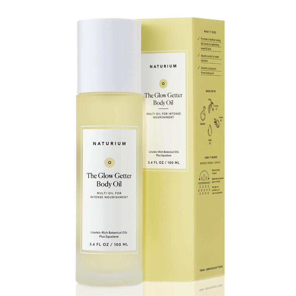 NaturiumTheGlowGaterBodyOil,Multi-OilforIntenseNourishment,Hydrating&MoisturizingFormula,Vegan&Cruel