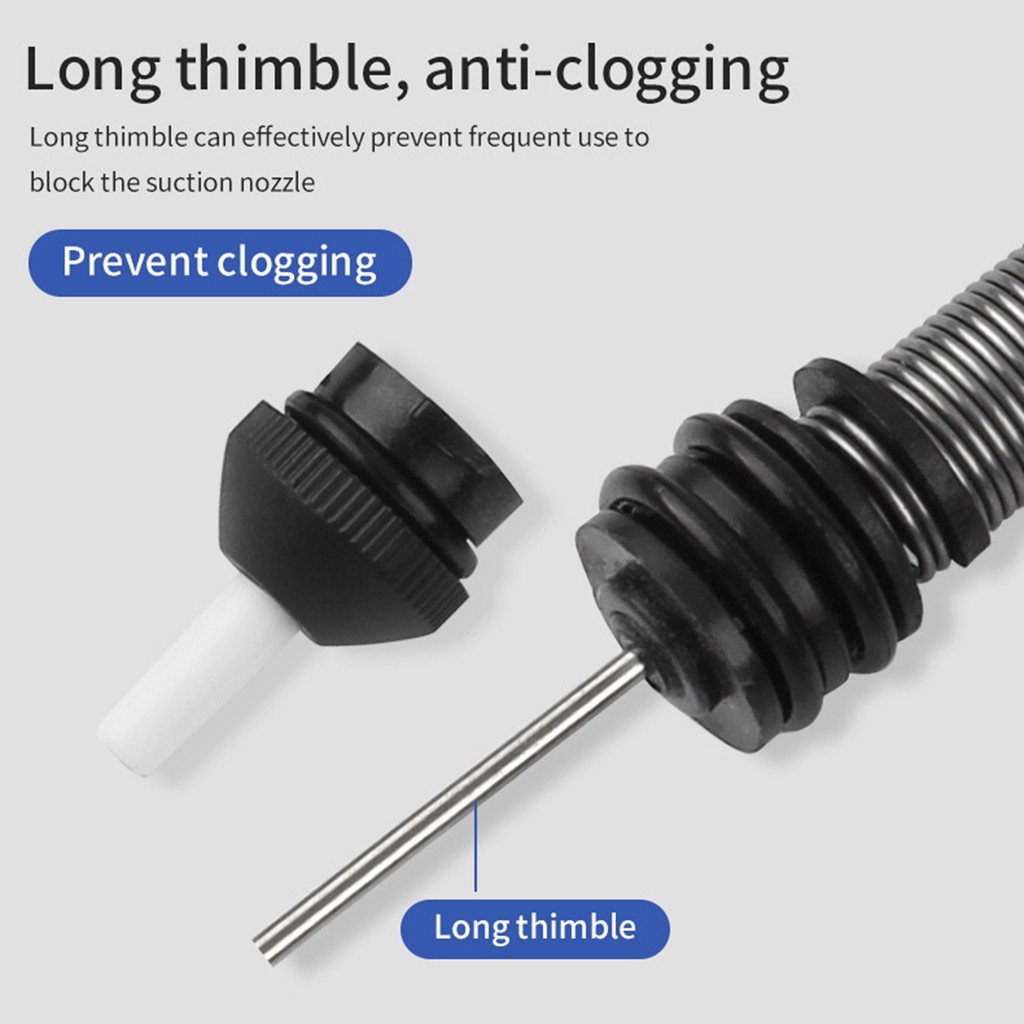 แบบพกพา Desoldering Solder Sucker - เครื่องมือกําจัดดีบุกสูญญากาศที่แข็งแกร่งสําหรับการเชื่อม DIY