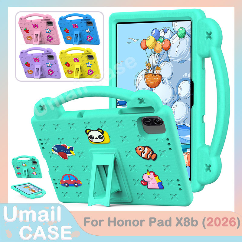 เด็กปลอดภัยกันกระแทกสําหรับ Honor Pad X8b 2026 11 นิ้ว Honor Pad X8a Eva Handle ฝาครอบแท็บเล็ต