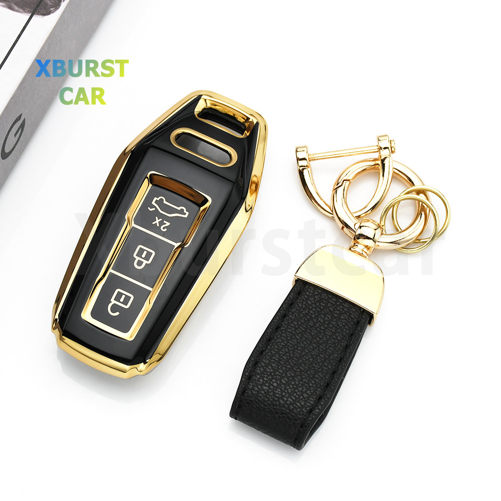 Auto Remote Keyless กระเป๋าสําหรับ Audi A3 A5 A5L Q5 Q6 Q6L A6 A6L 2025 TPU กุญแจรถ Fob ผู้ถือฝาครอบ