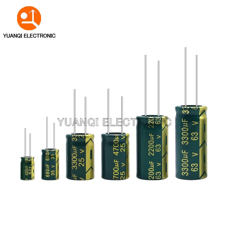 10V 16V 25V 35V 63V 100V 250V 450V ความถี่สูงต่ํา ESR อลูมิเนียม Capacitor 10UF 47UF 68UF 100UF 330U