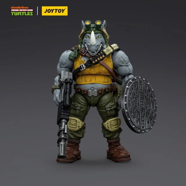 (JOYTOY) TMNT Rocksteady JT8469 โมเดลเต่านินจา