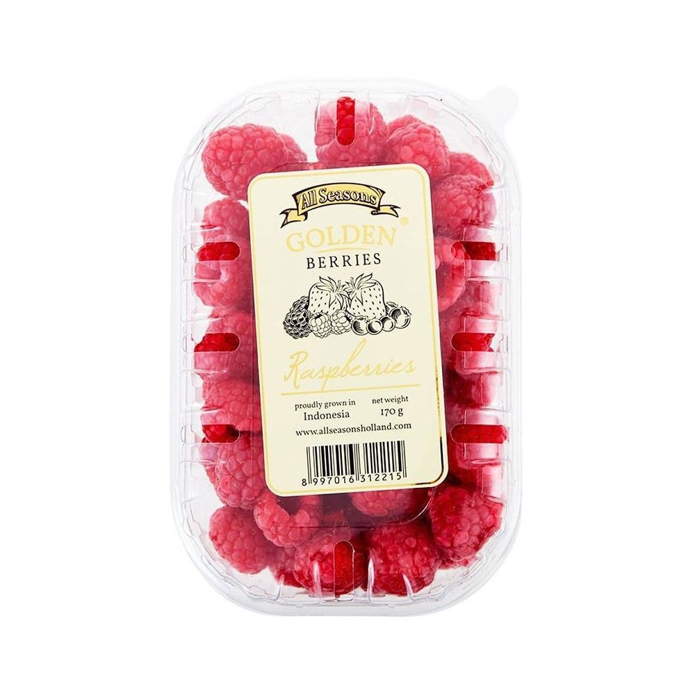 [สินค้าส่งด่วน] ราสเบอร์รี่นำเข้า 170 กรัม แพ็คละ IMPORTED RASPBERRY PACK 170 G