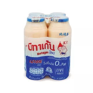 [สินค้าส่งด่วน] บีทาเก้น ไลท์ นมเปรี้ยว 140 มล. แพ็ค 4 BETAGEN LIGHT DRINKING YOGURT 140 ML PACK 4