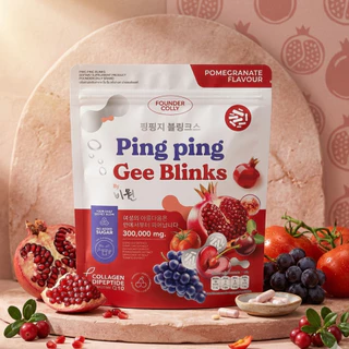 [1 ห่อ ] Ping Ping Gee Blinks Foundercolly กีบริ๊ง ปิ๊งปิ๊ง จี บลิ้งค์ อาหารเสริมสำหรับผู้หญิง